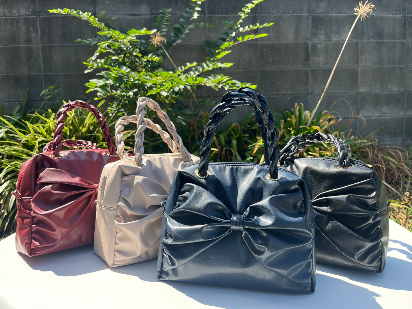 【SALE 60%OFF】:リボンミニボストン