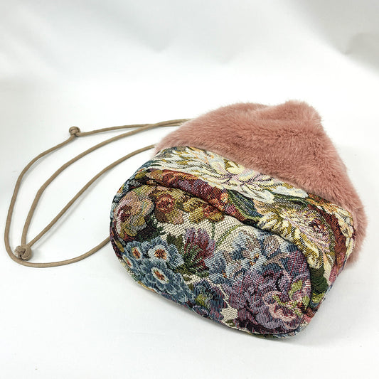 【SALE 50％OFF】：ファーバッグ [ゴブラン]