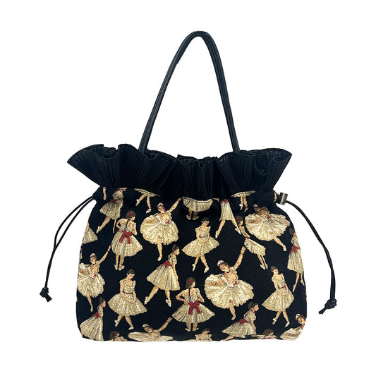 フリル手さげ [ゴブラン]～バレリーナ～