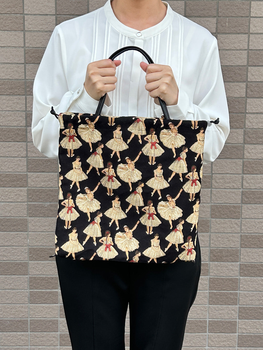 【SALE 30％OFF】：巾着手さげ[ゴブラン]