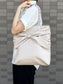 【SALE 60％OFF】：エコレザーリボン手さげ