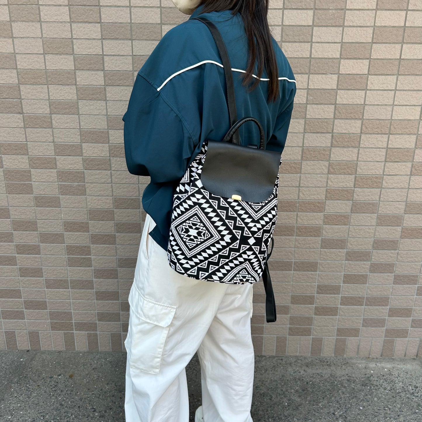 【SALE 30％OFF】：フラップリュック［ゴブラン]