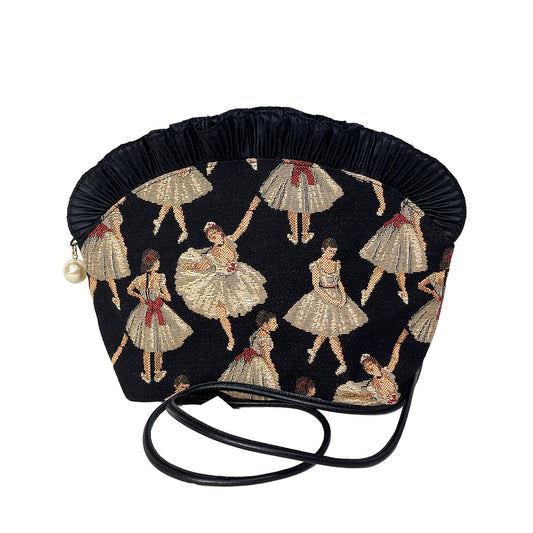 フリルポーチポシェット [ゴブラン]～バレリーナ～