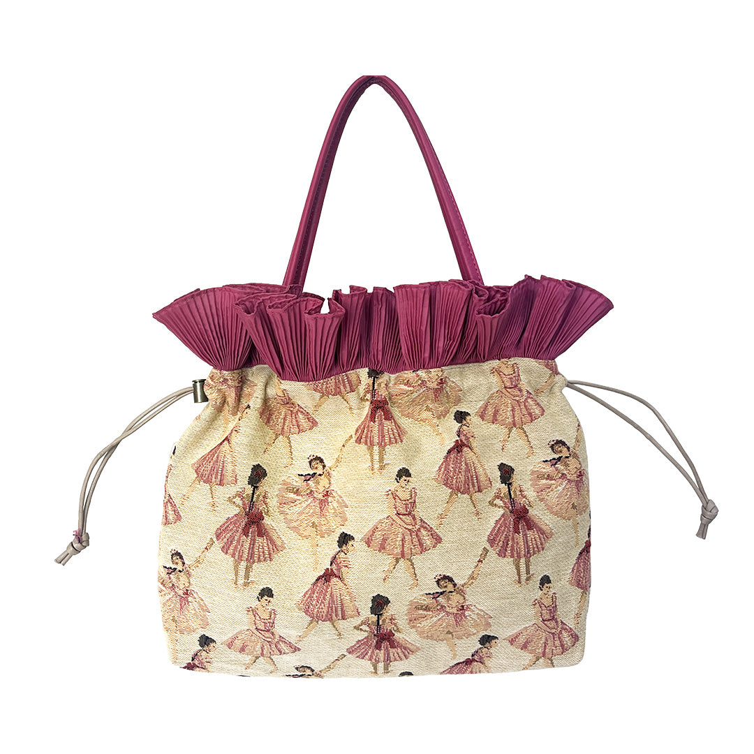 フリル手さげ [ゴブラン]～バレリーナ～