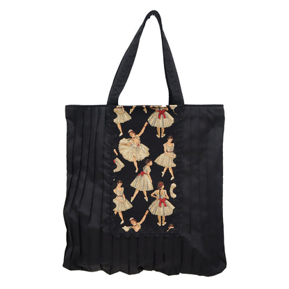 プリーツ手さげ[ゴブラン]～バレリーナ～