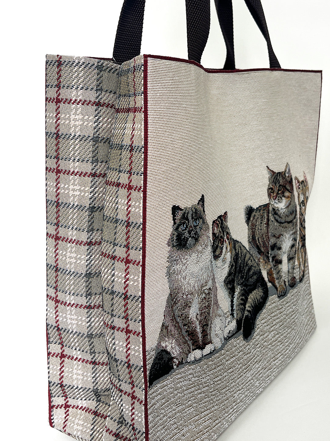 パネルスクエアトート［プリュネ］