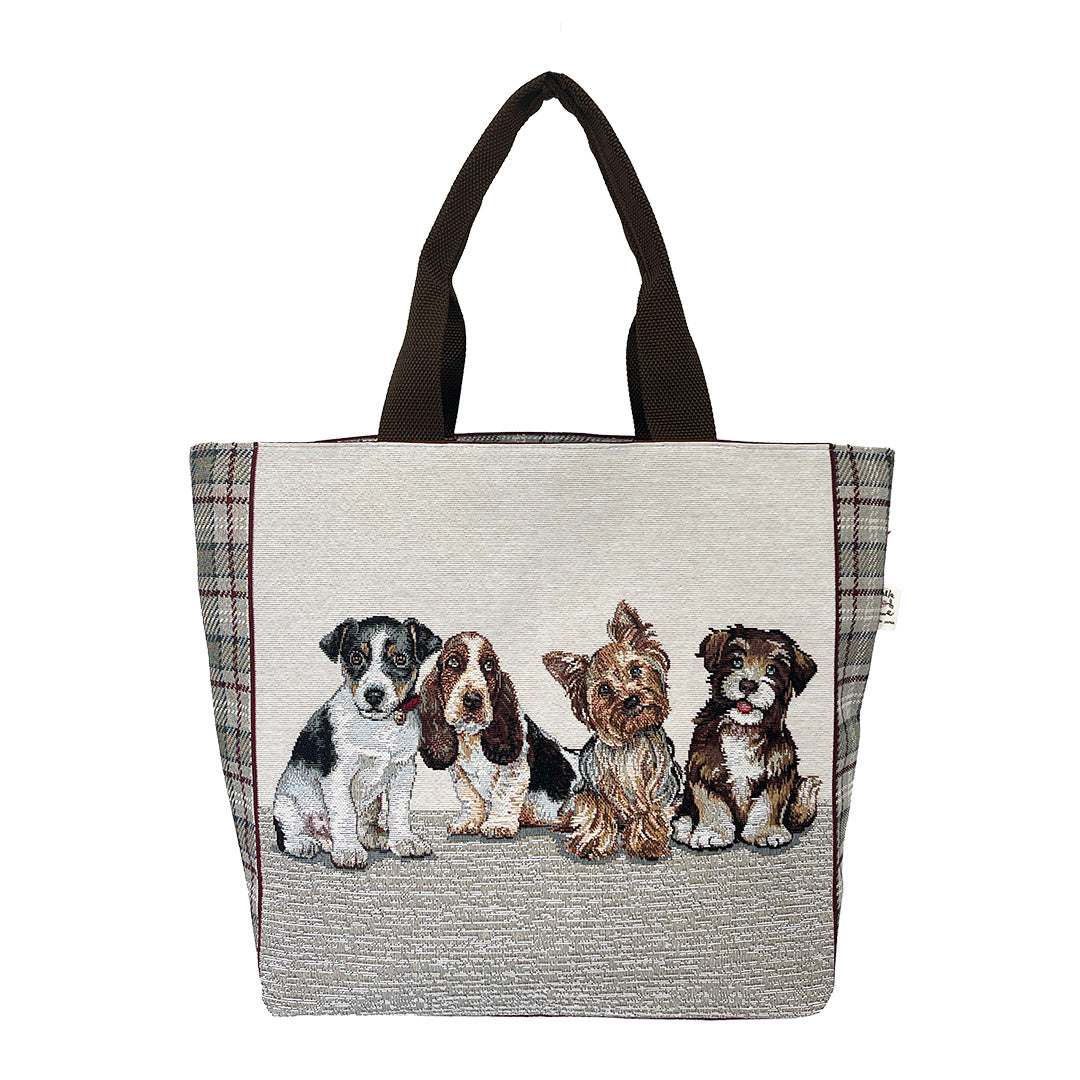 パネルスクエアトート［プリュネ］