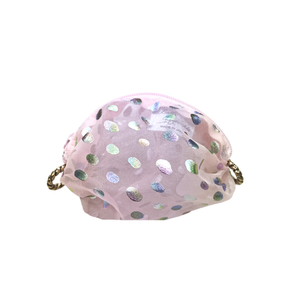 クリスタルポーチ水玉小[オーガンジー]