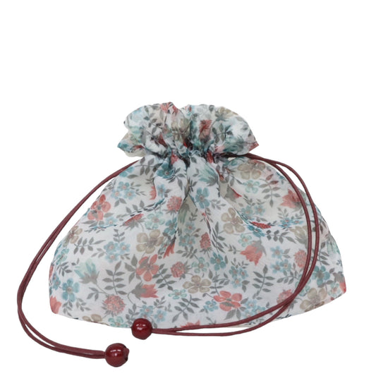 【SALE 70％OFF】：巾着バッグ  [オーガンジー]