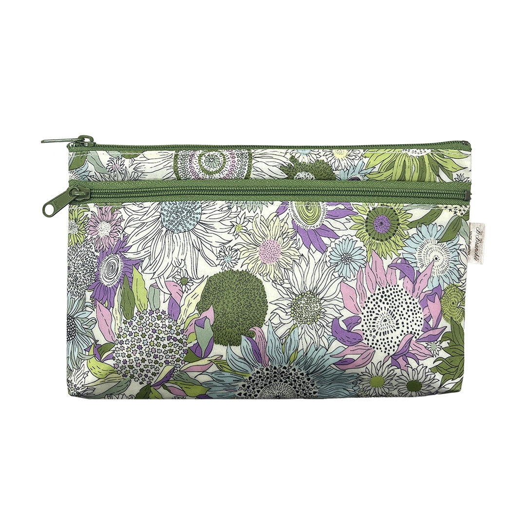 Wファスナーポーチ[リバティ]