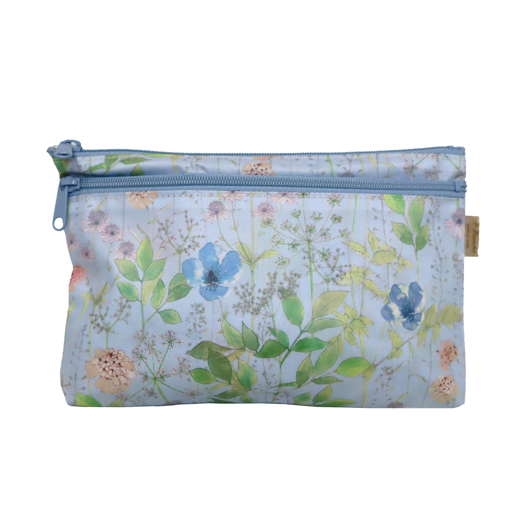 【SALE 40％OFF】：Wファスナーポーチ [リバティ]