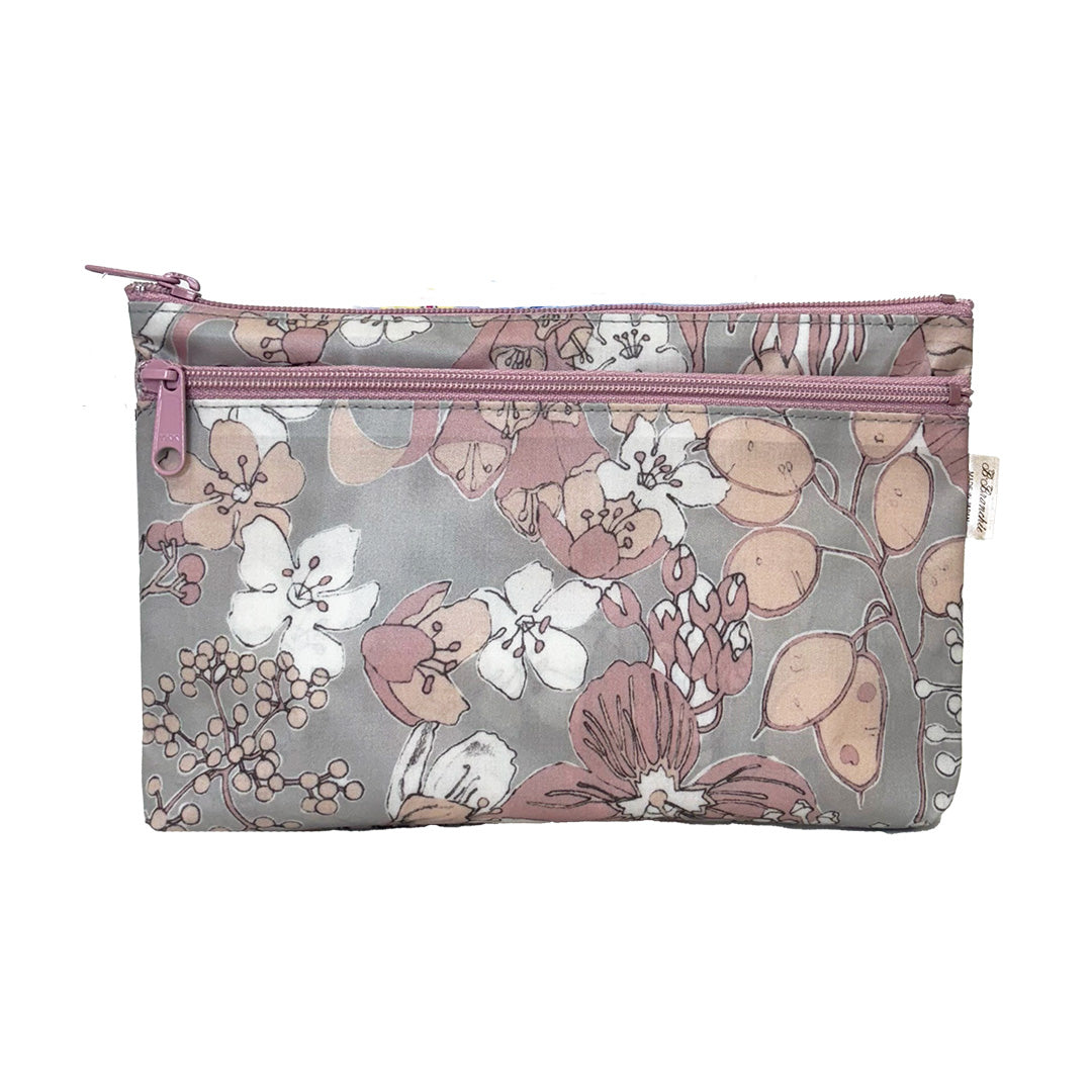 【SALE 40％OFF】：Wファスナーポーチ [リバティ]