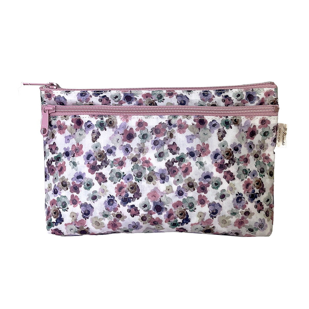 【SALE 40％OFF】：Wファスナーポーチ [リバティ]