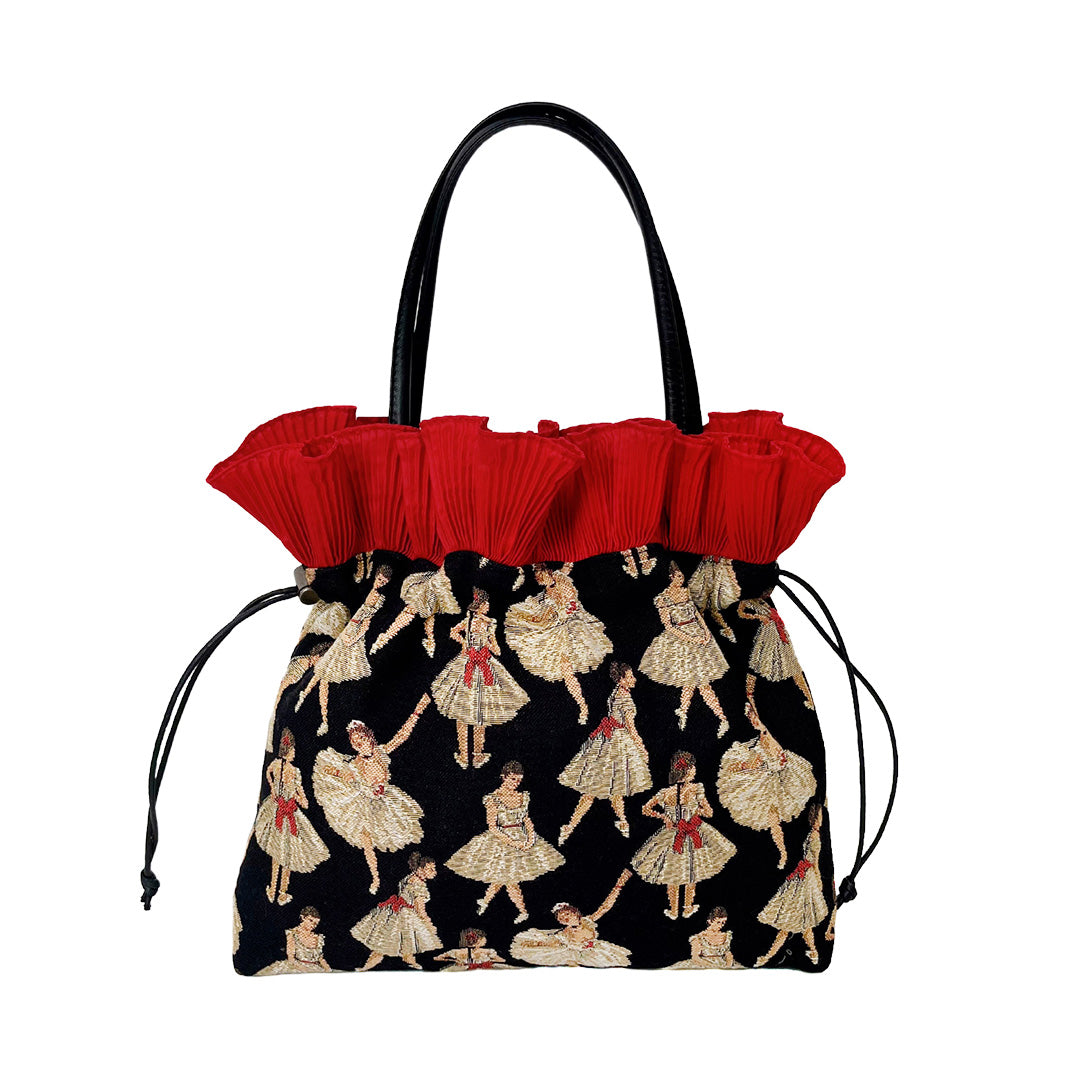 フリル手さげ [ゴブラン]～バレリーナ～