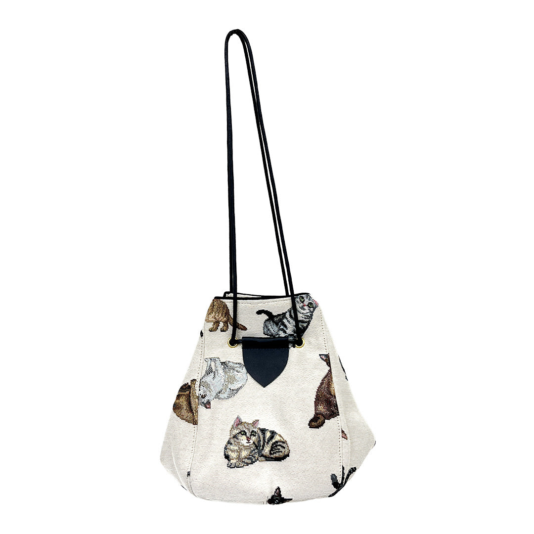 【SALE 30％OFF】巾着バッグ［プリュネ］