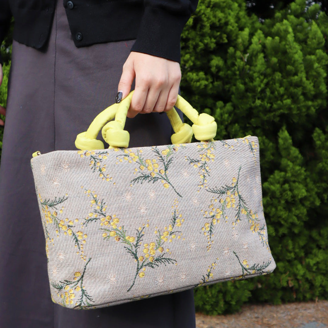 【SALE 40％OFF】：横長トート[ゴブラン]